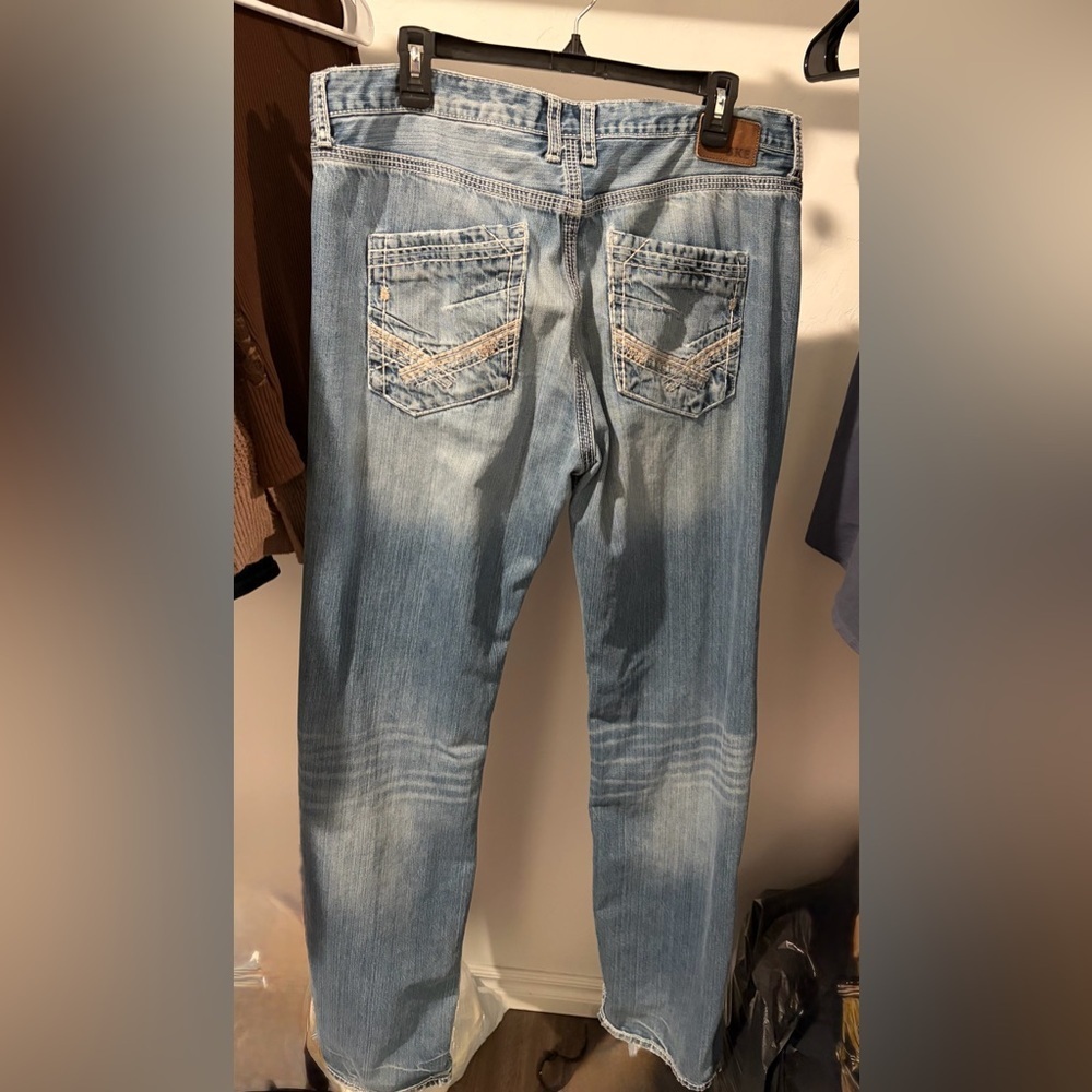 BKE Light Blue Straight Jeans - Picture 2 of 4